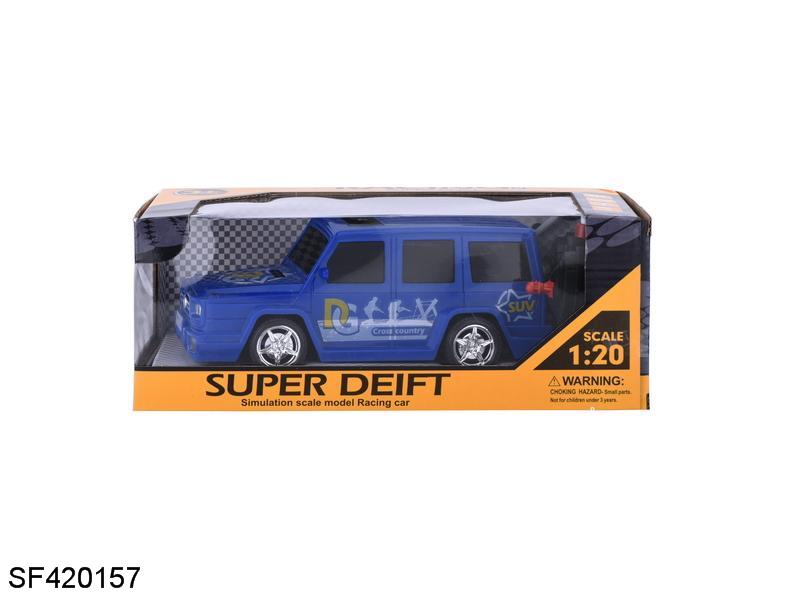 1:27四通灯光遥控仿真赛车