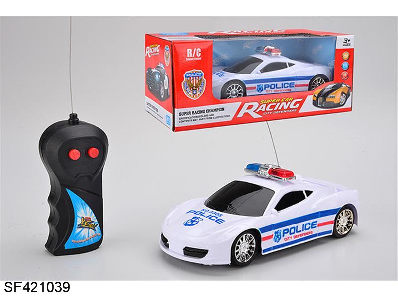 二通遥控警车
