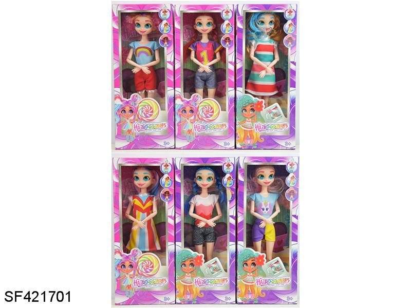 11寸11关节美发娃娃（6款混装）