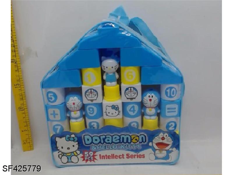 叮当猫和凯蒂猫积木(59pcs)