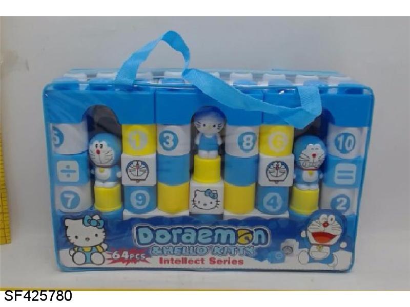叮当猫和凯蒂猫积木(64pcs)
