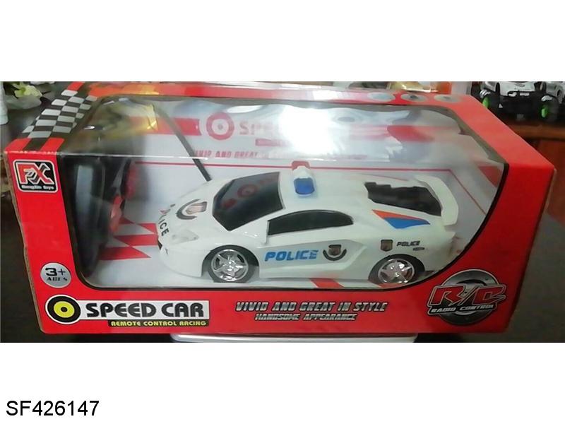 四通遥控警车