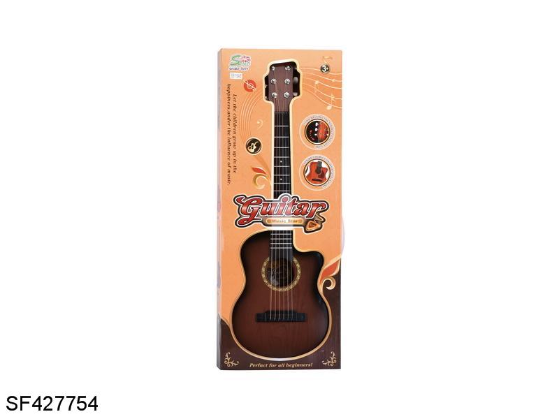 棕木纹真弦模型吉他