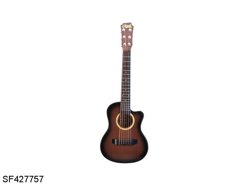 棕色木纹真弦模型吉他