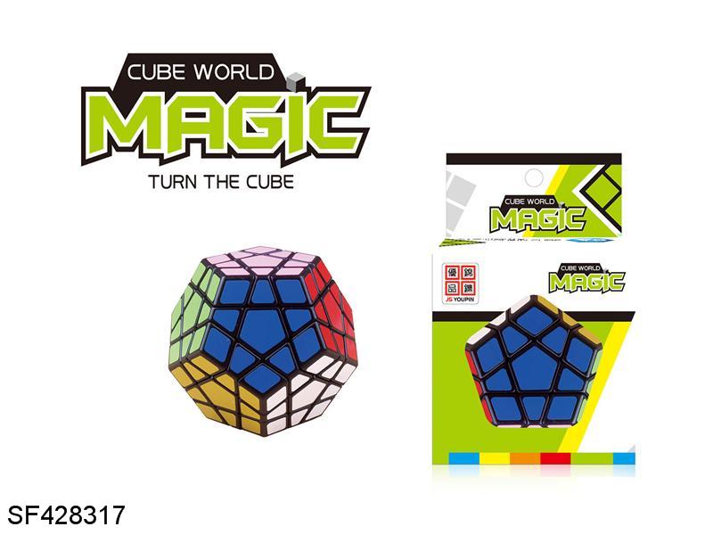 五魔方黑底贴纸