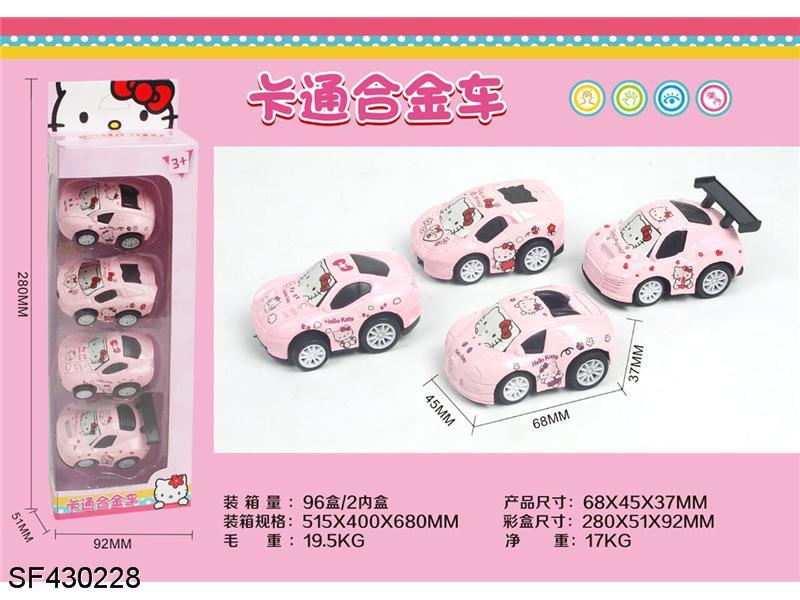Q版回力小车(4只装)