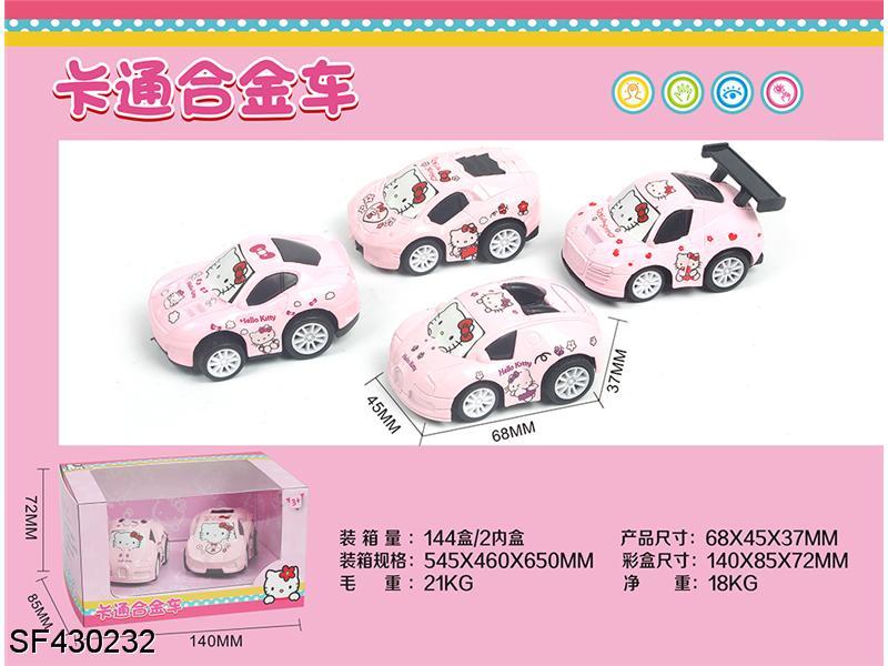 Q版回力小车(2只装)4款混装