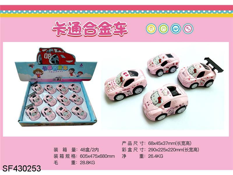 Q版卡通回力车(12只装)4款混装