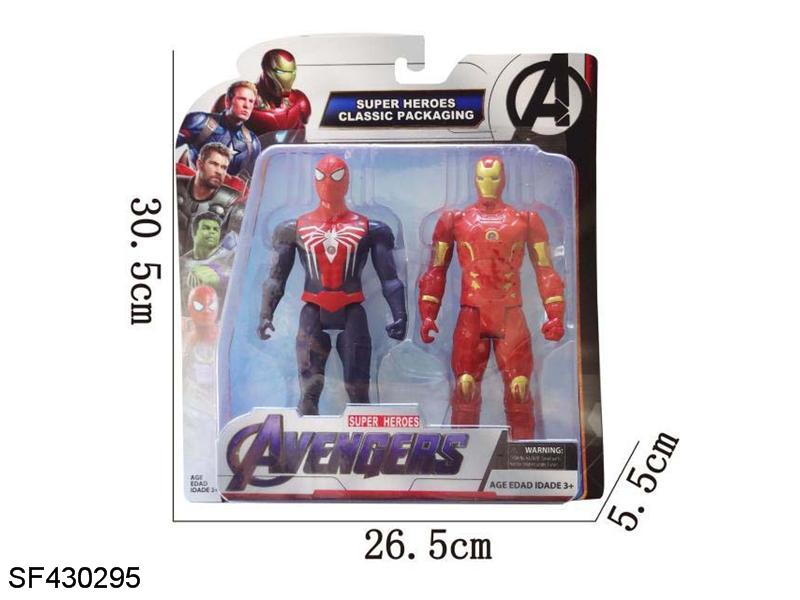 蜘蛛侠加钢铁侠带灯光