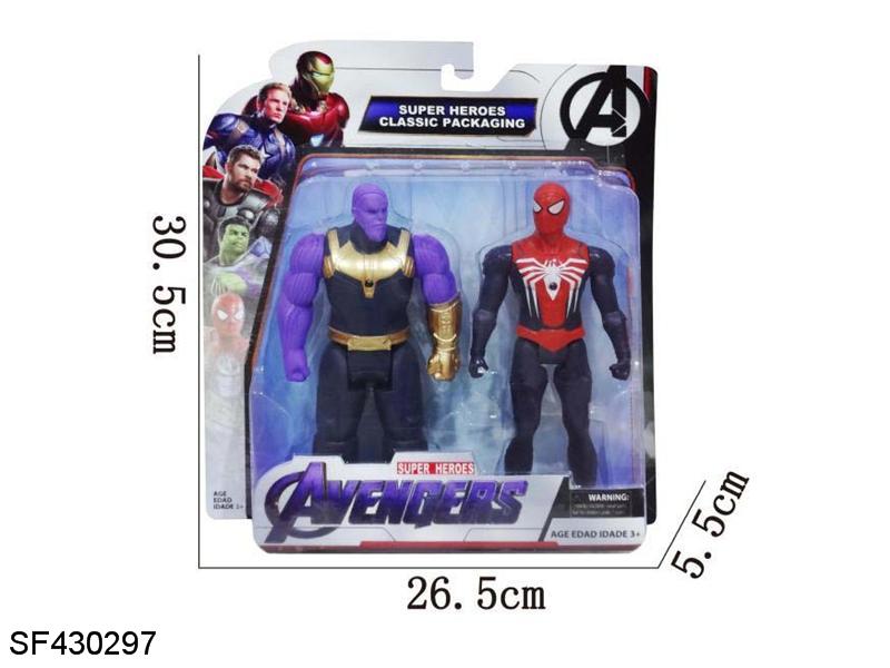 灭霸加蜘蛛侠带灯光