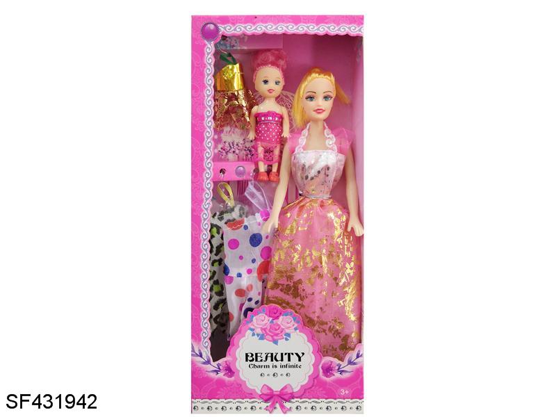 11.5寸空身时尚芭比娃娃(多色混装)