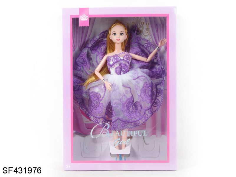 11.5寸12关节可儿孔雀裙芭比娃娃