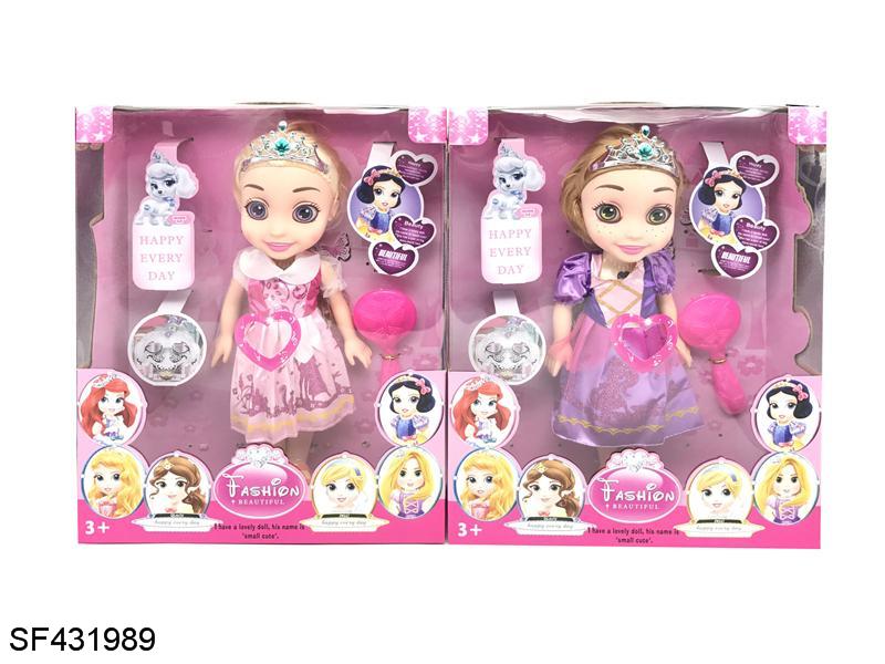 18寸3D眼公主重身带灯光音乐(2款混装)