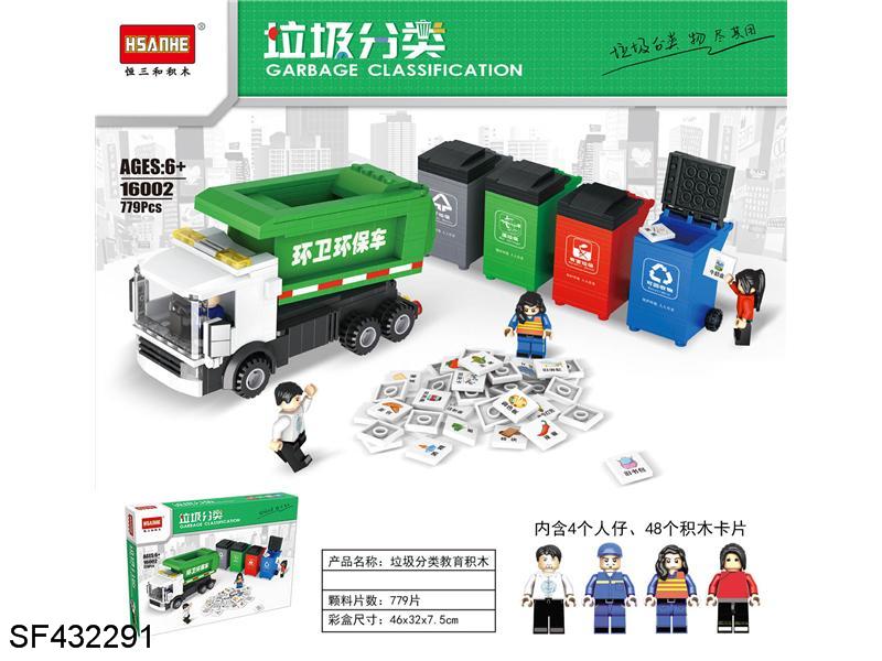 垃圾分类教育积木(779pcs)
