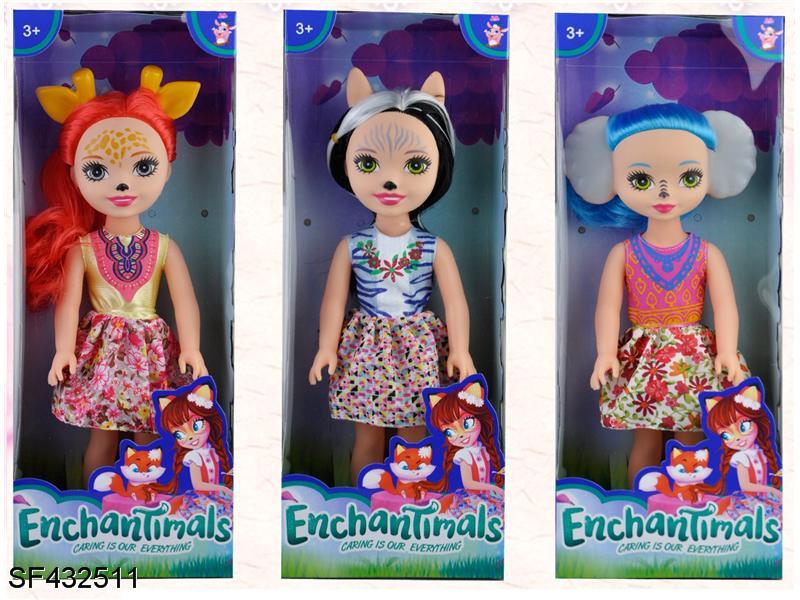 9寸肥童动物高中芭比(3款混装)