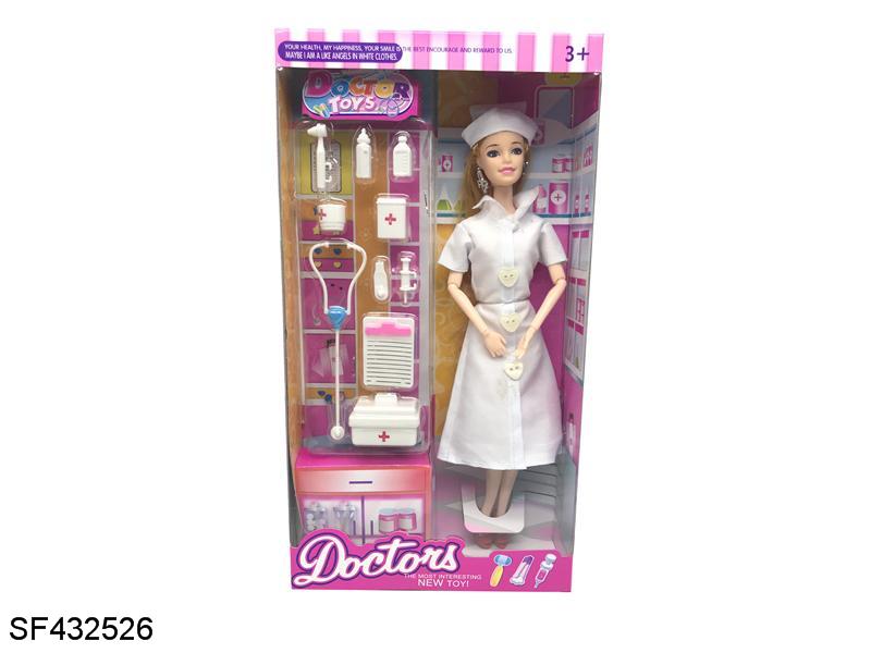 11.5寸12关节实身芭比带医疗工具