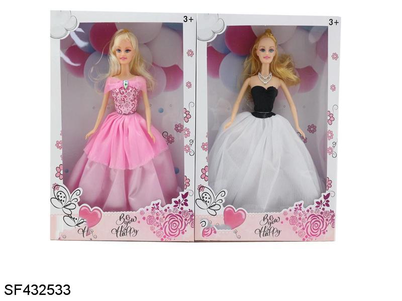 11.5寸实身婚纱芭比