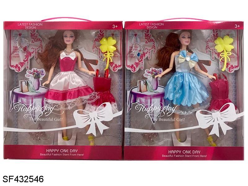 11.5寸12关节实身时装芭比带配件