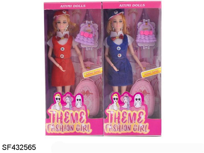 11.5寸12关节实身航空芭比