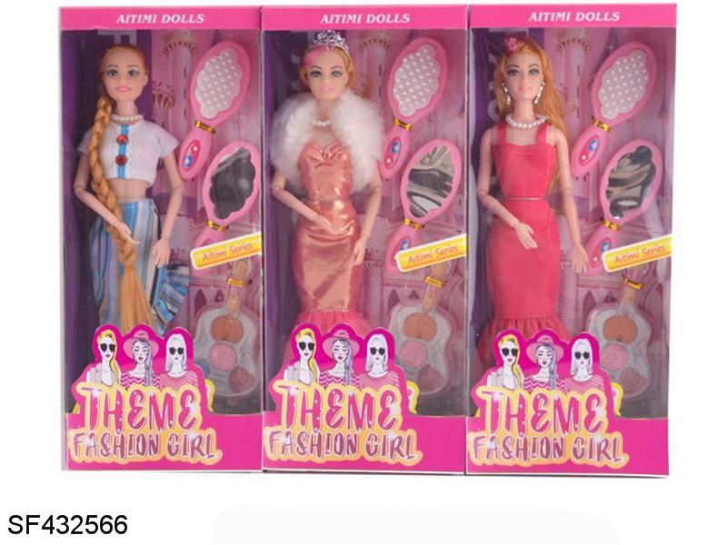 11.5寸12关节实身晚礼服芭比