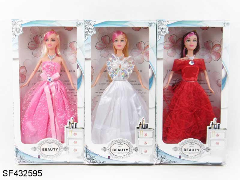 11.5寸实身婚纱芭比