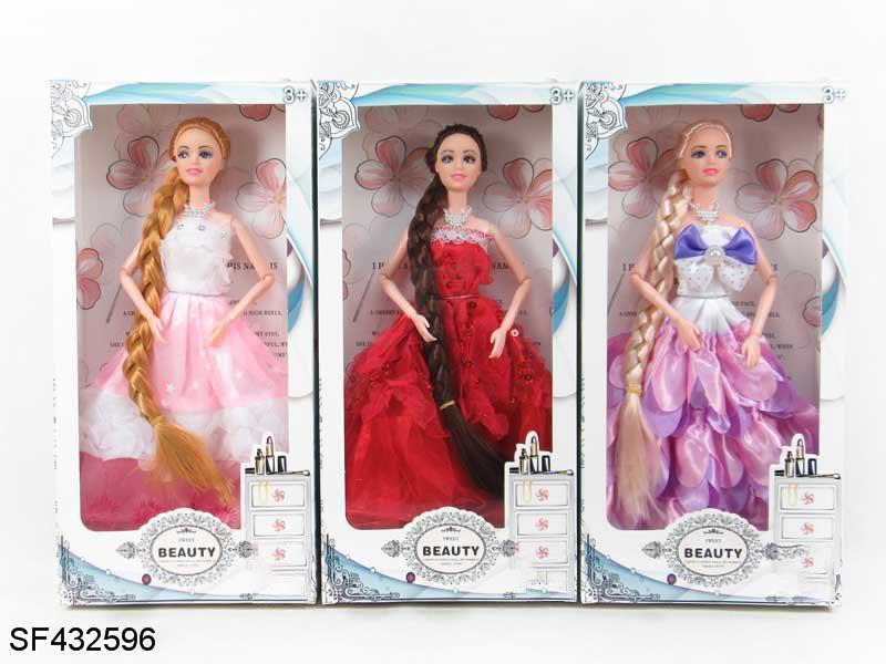 11.5寸实身长发公主芭比