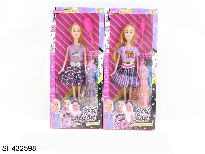 11.5寸实身时装芭比带配件