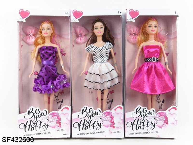 11.5寸实身时装芭比带配件