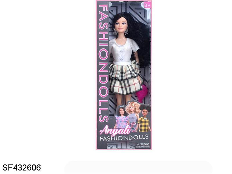 11.5寸实身时装芭比带配件