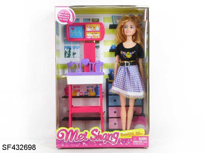 11.5寸12关节实身时装芭比带救生起搏器