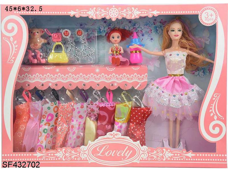 11.5寸实身芭芘套装