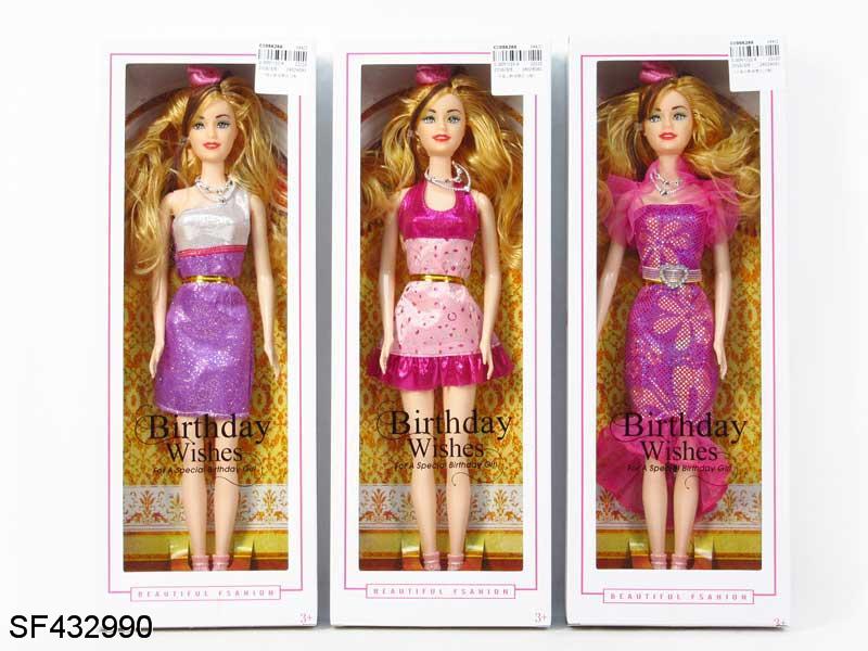 11.5寸实身时装芭比三款混装