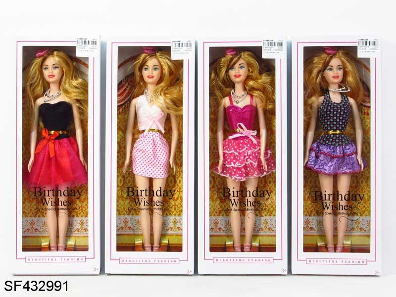 11.5寸实身时装芭比四款混装