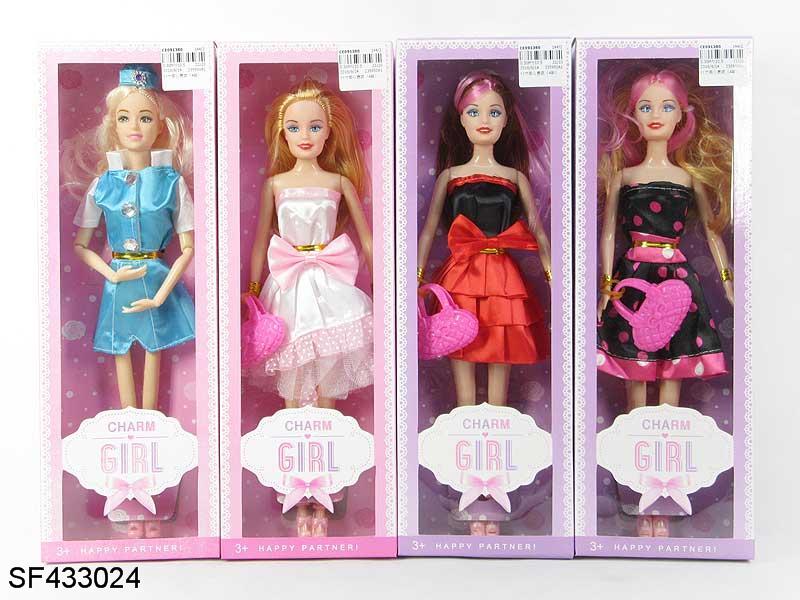 11.5寸实身时装芭比四款混装