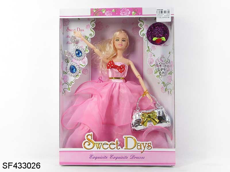 12关节实身婚纱公主