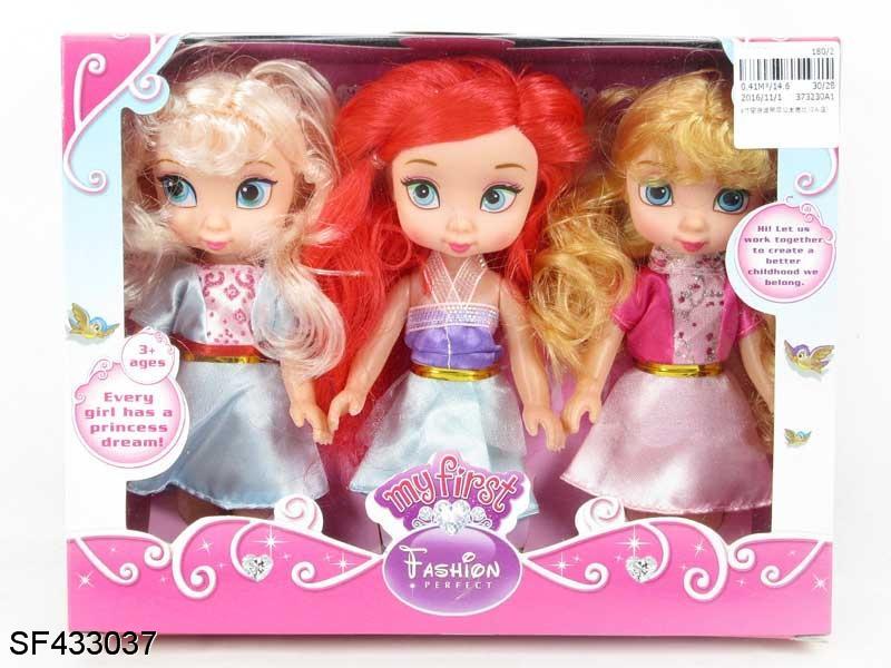 6寸空身迪士尼芭比三款混装