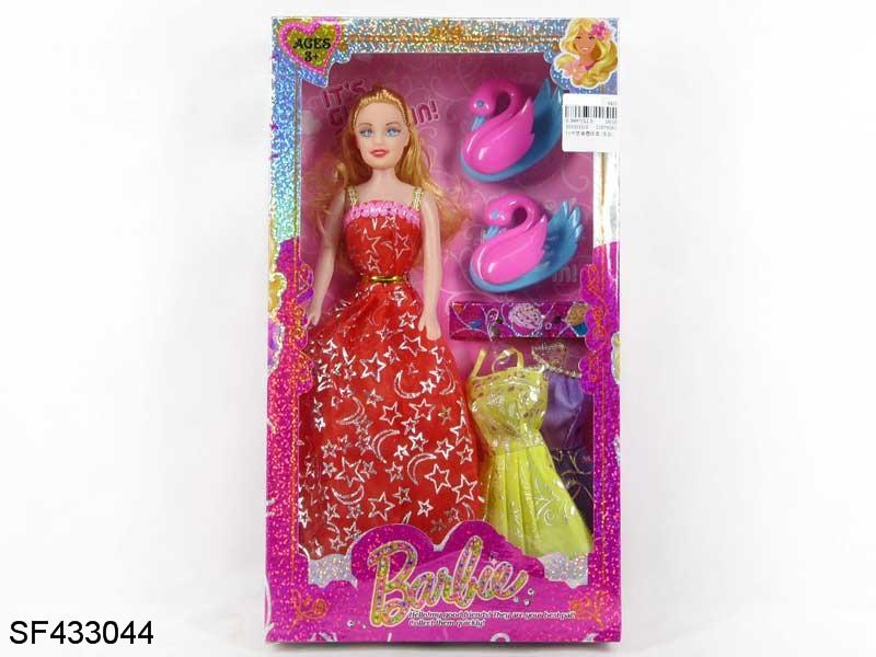 11.5寸空身芭比带配件衣服