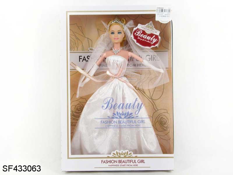 11.5寸实身婚纱公主