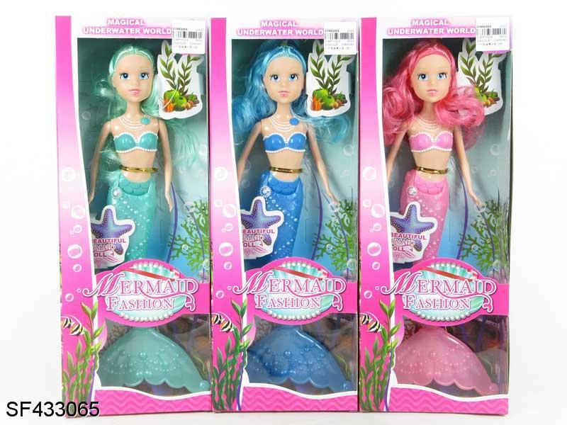 14寸实身美人鱼芭比