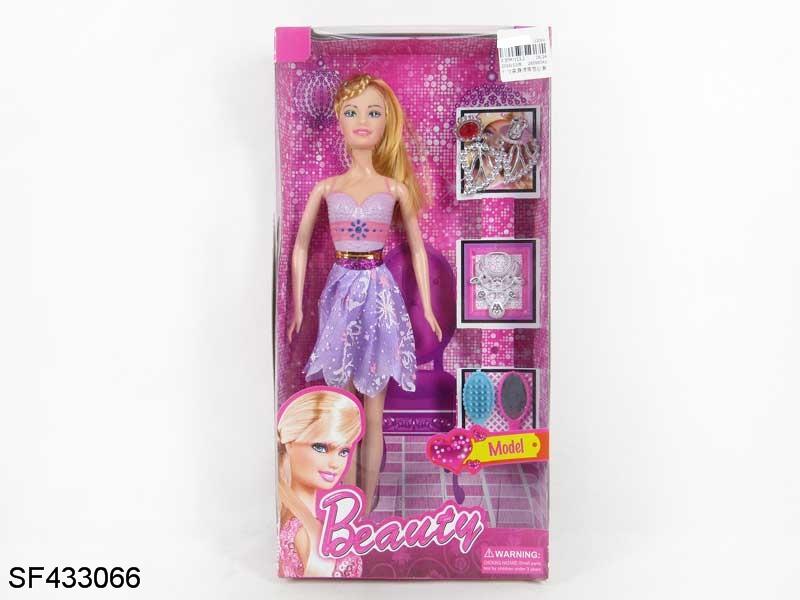 11.5时装实身芭比带配件带饰品