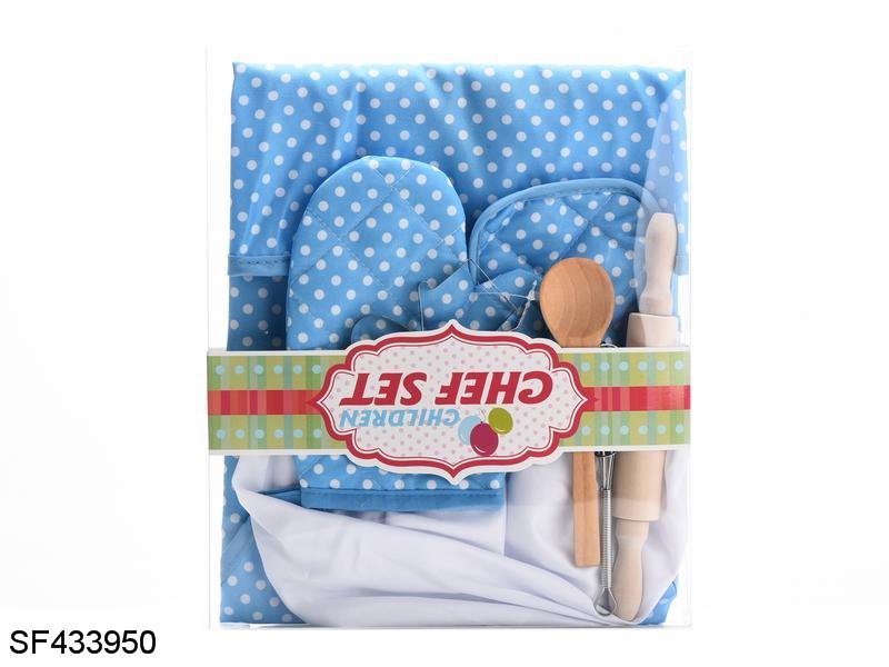 儿童烘焙工具盒(11件套/蓝色)