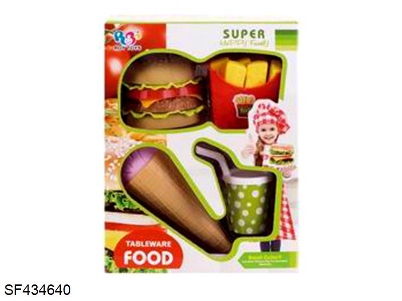 汉堡冰淇淋套装