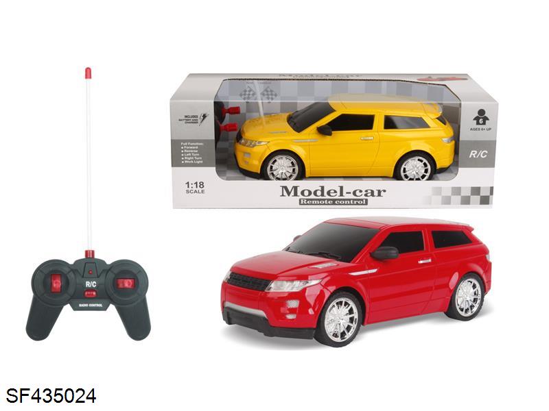 1:18四通遥控车路虎极光