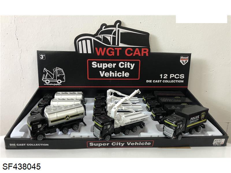 1:64合金回力小救援车欧式车头(12pcs/盒)