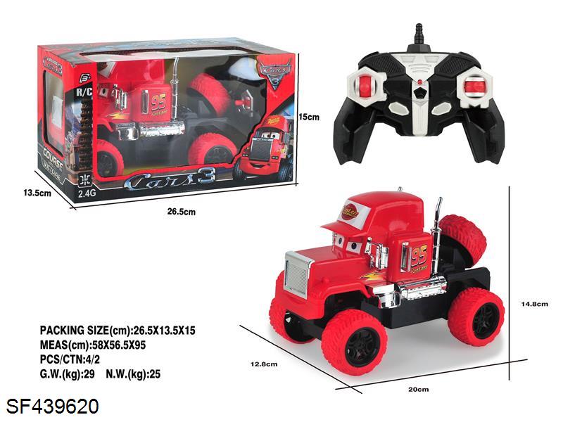四通2.4G越野遥控车(红色/不包电)