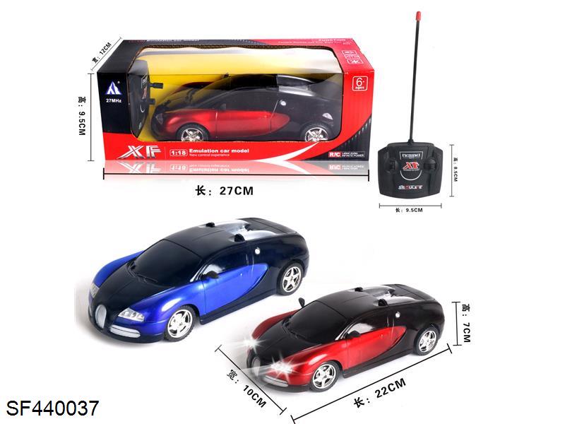 1:18四通布加迪遥控车