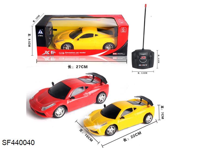 1:18四通法拉利遥控车