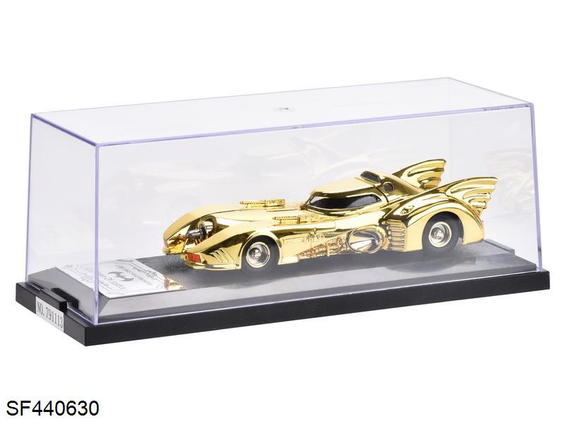 1:38水镀蝙蝠侠合金车(2色混装)