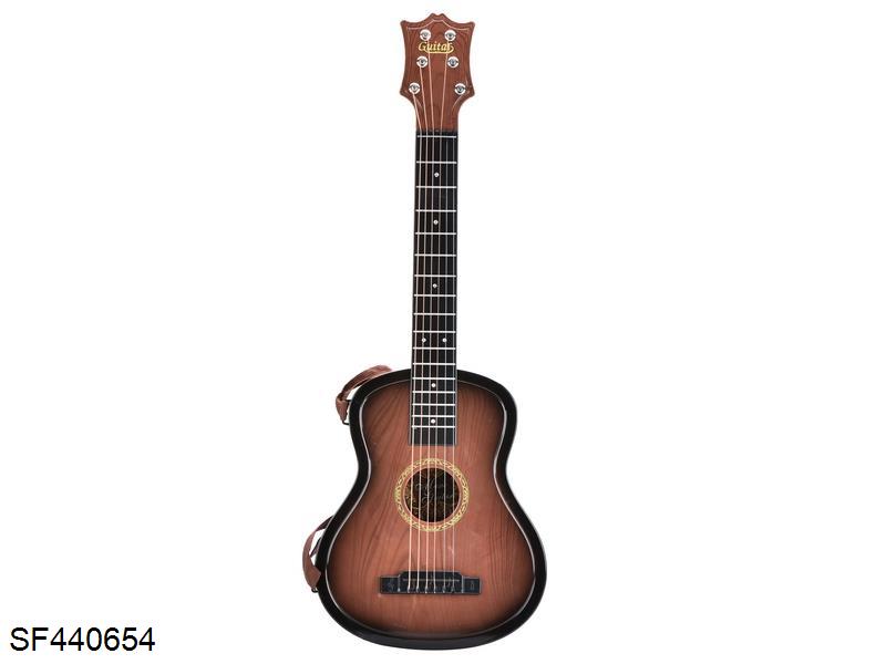 红棕色木纹真弦模型吉他(可二款混装)