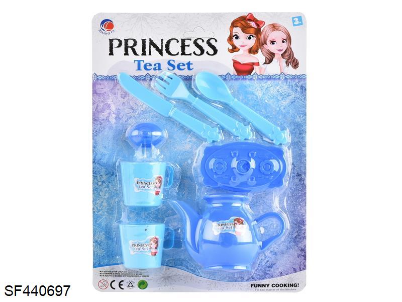 蓝色餐具(2款混装)